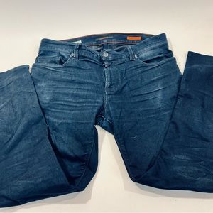 Alberto Jeans Mens 33x30 Pipe Regular Slim Fit Dual Fx Denim Luxury T400